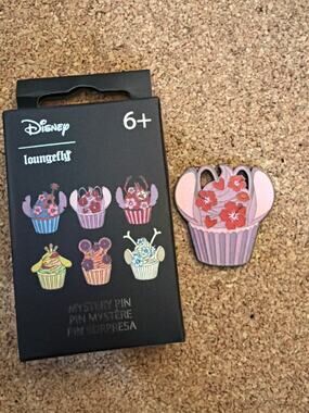 Loungefly Stitch Cupcake Angel Mystery box pins NIB